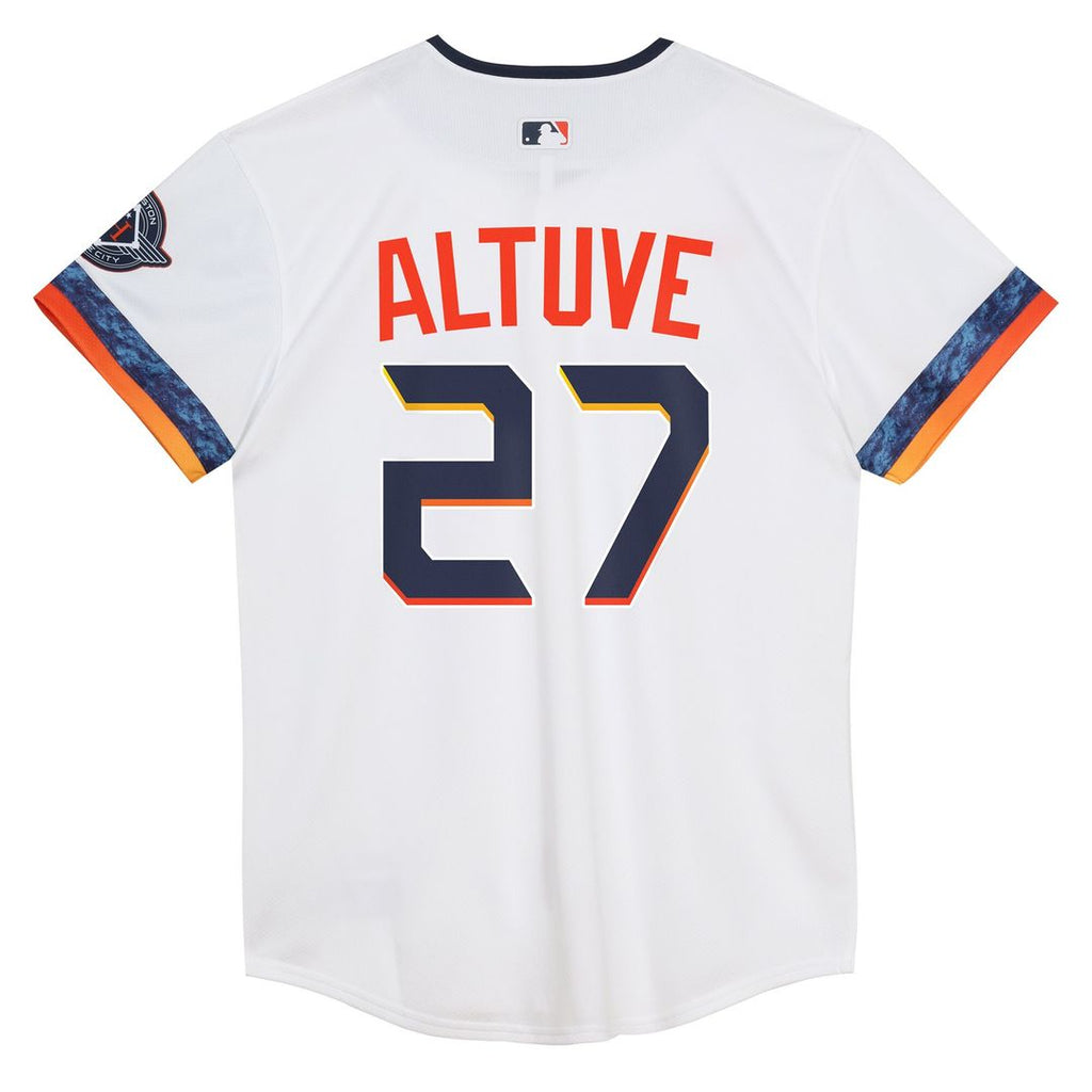 Houston Astros Jose Altuve Nike Preschool 2025 City Connect Limited Player Jersey - White