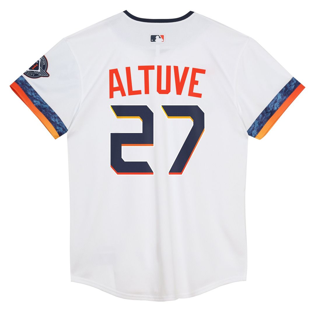 Houston Astros Jose Altuve Nike Preschool 2025 City Connect Limited Player Jersey - White