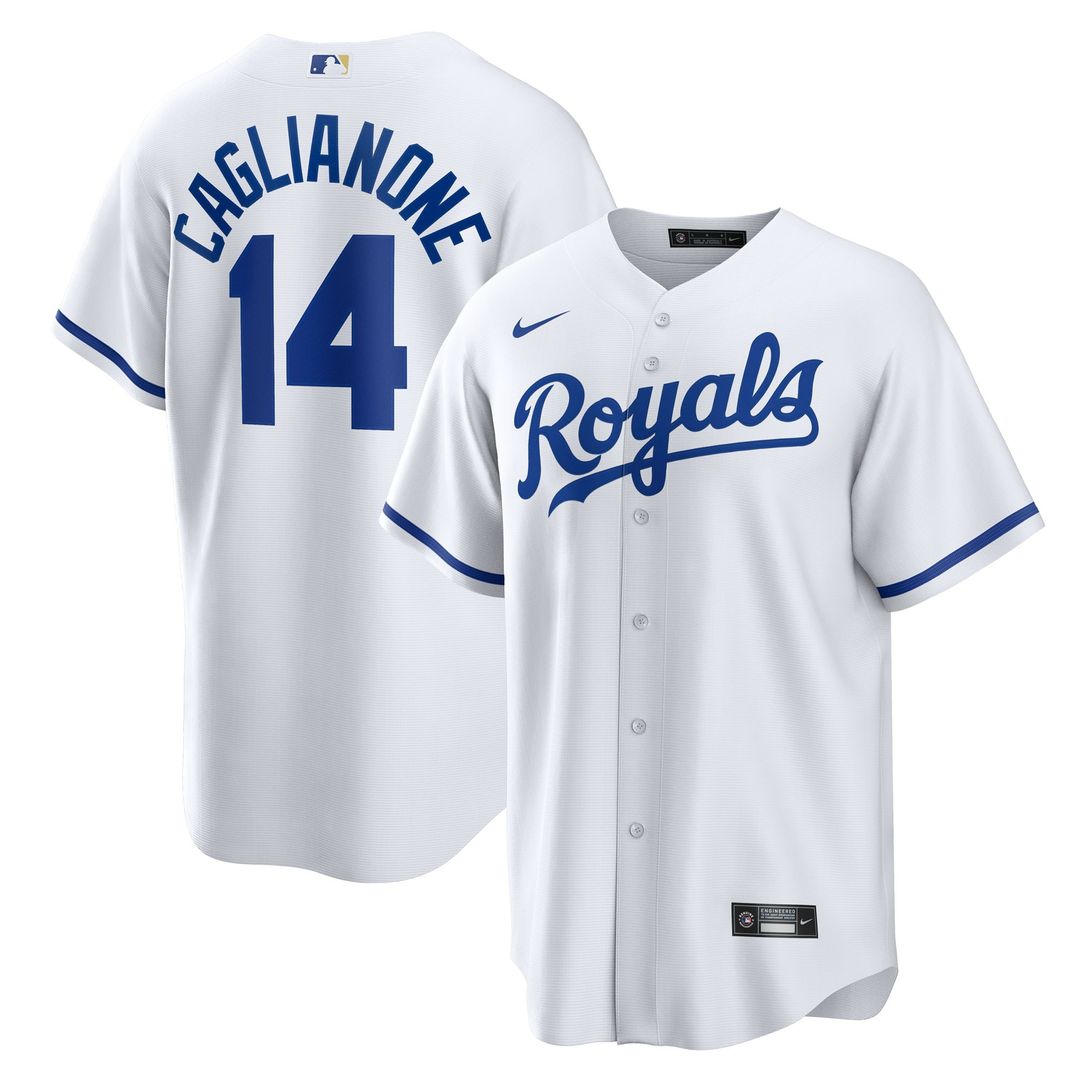 Kansas City Royals Jac Caglianone Nike Home Replica Jersey - White