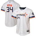Houston Astros Nolan Ryan Nike Youth 2025 City Connect Limited Player Jersey - White