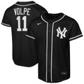 New York Yankees Anthony Volpe Nike Youth Fashion Replica Player Jersey - Black