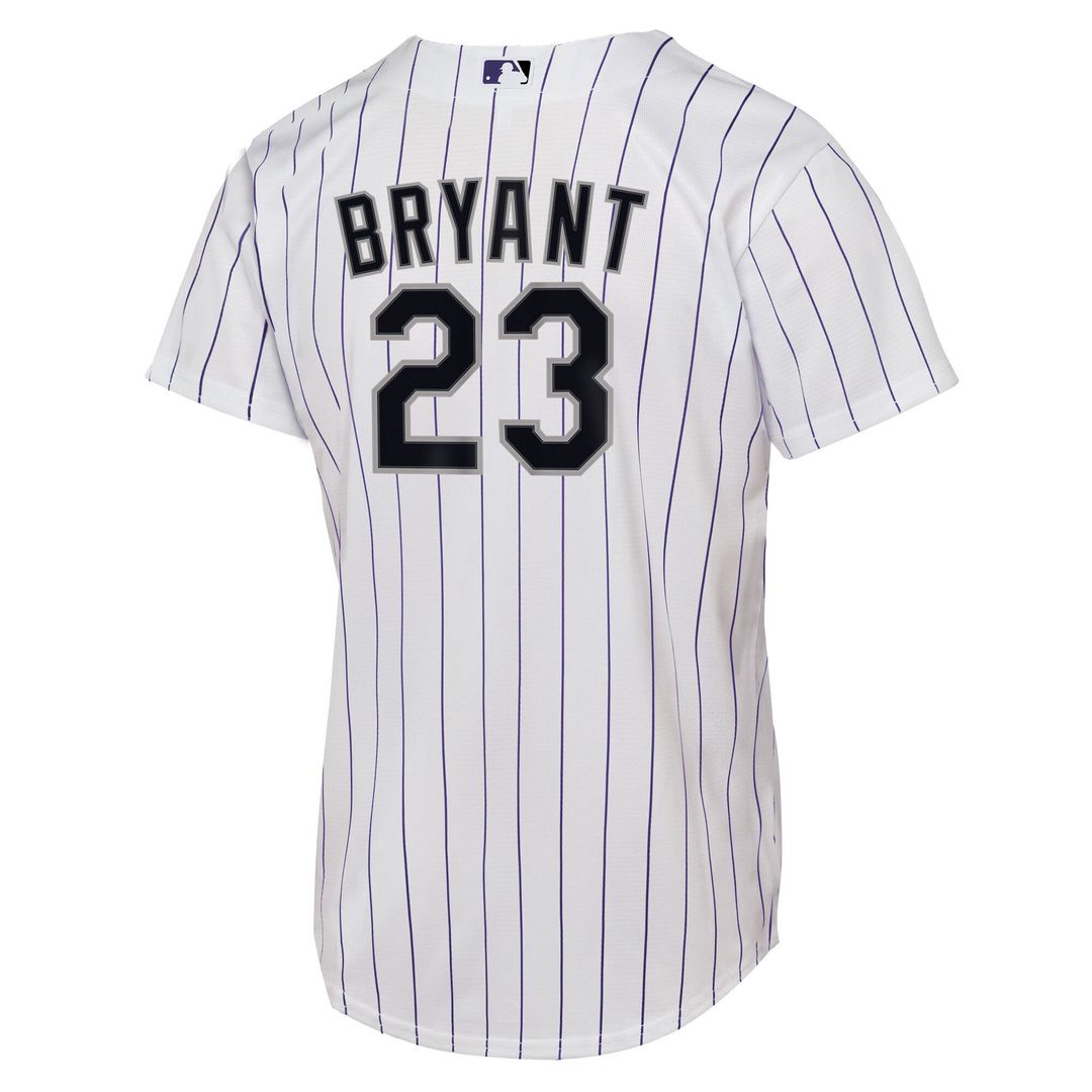 Colorado Rockies Kris Bryant Nike Youth Home Replica Player Jersey - White
