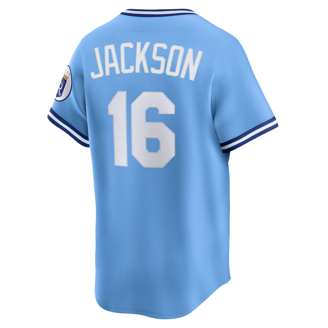 Kansas City Royals Bo Jackson Nike Throwback Cooperstown Limited Jersey - Light Blue