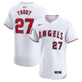 Los Angeles Angels Mike Trout Nike Home Elite Player Jersey - White