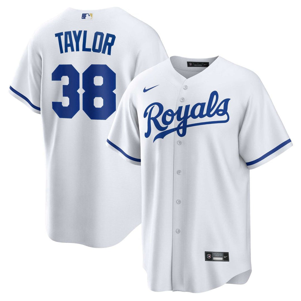 Kansas City Royals Josh Taylor Nike Home Replica Player Jersey - White
