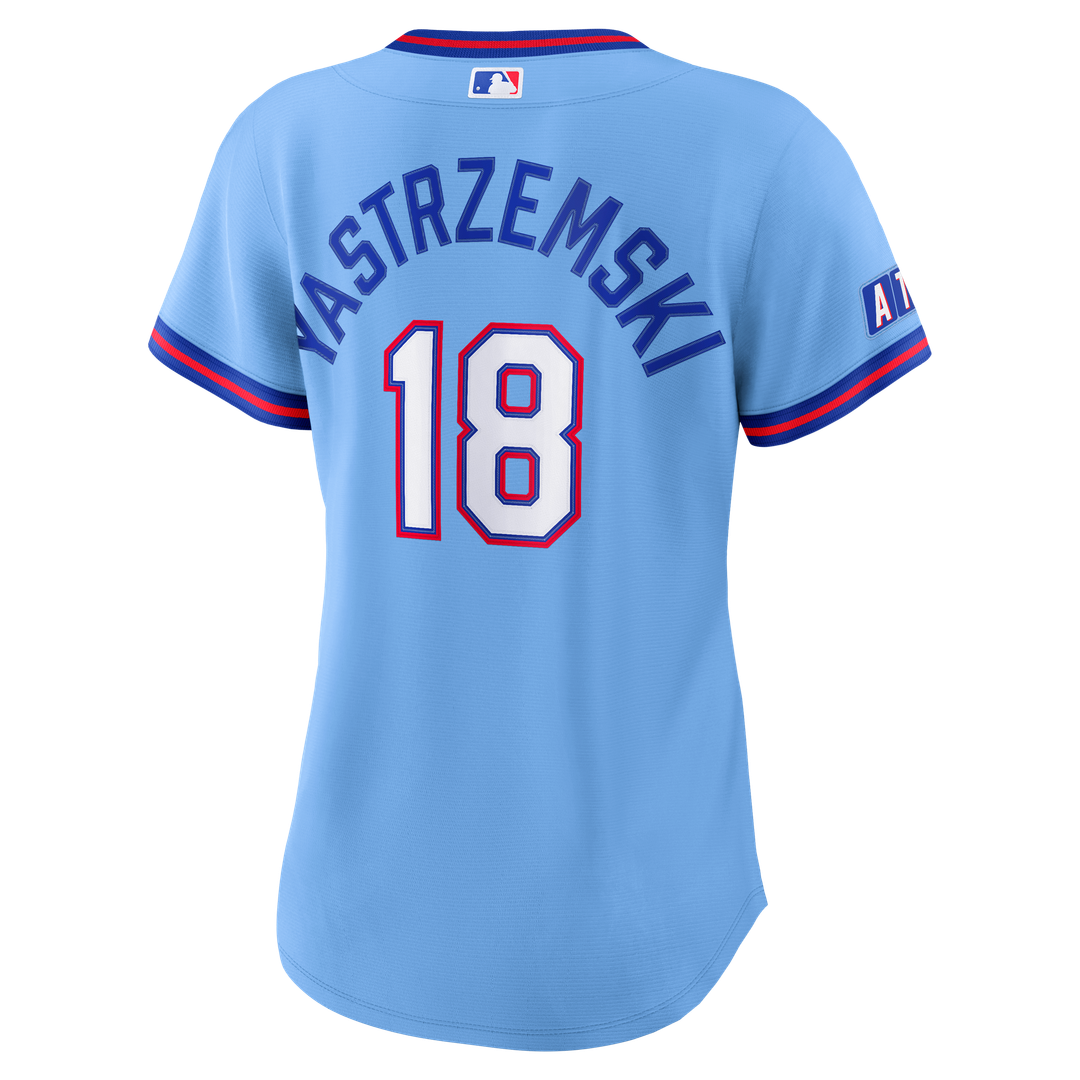 Atlanta Braves Mike Yastrzemski Nike Women's 2026 City Connect Stadium Jersey - Powder Blue
