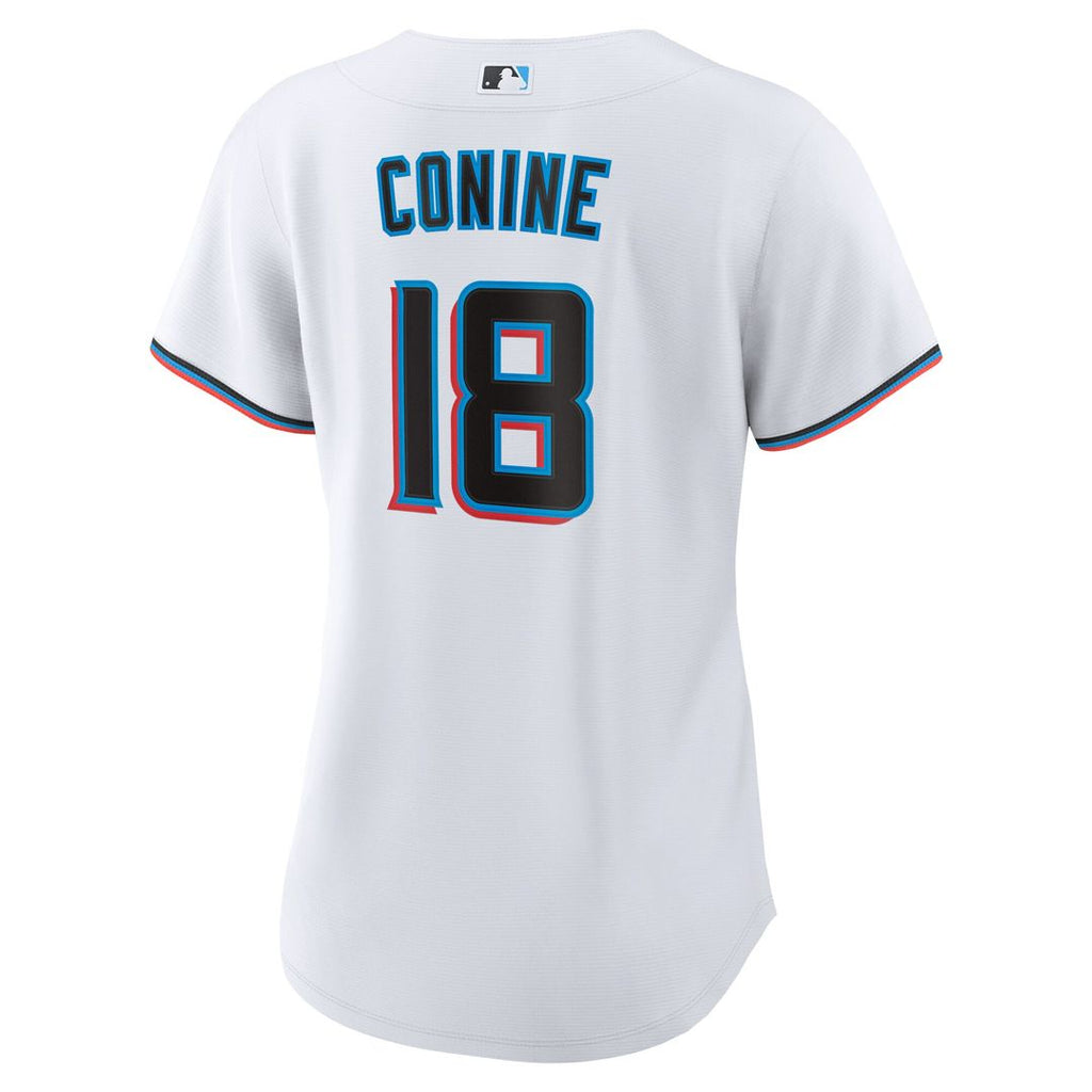 Miami Marlins Griffin Conine Nike Women's Home Replica Jersey - White