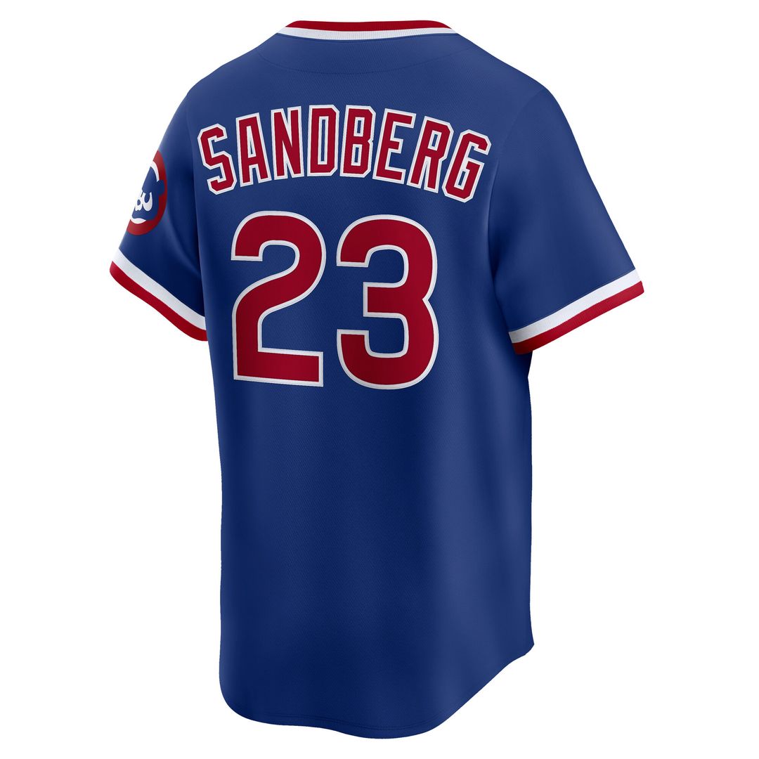 Chicago Cubs Ryne Sandberg Nike Throwback Cooperstown Limited Jersey - Royal