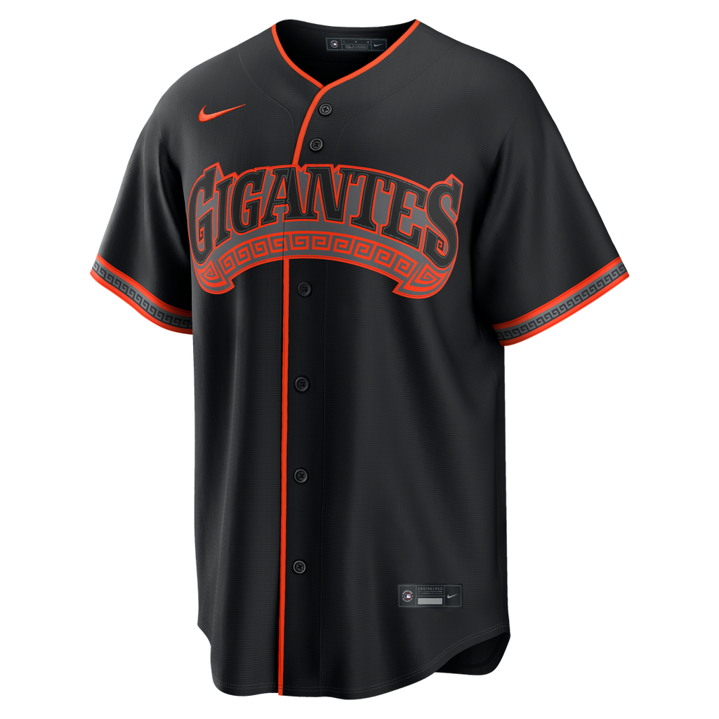 San Francisco Giants Rafael Devers Nike Alternate Replica Jersey - Black
