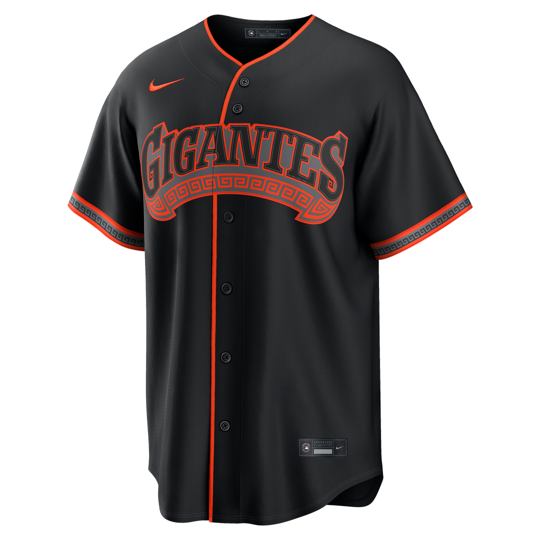 San Francisco Giants Rafael Devers Nike Alternate Replica Jersey - Black