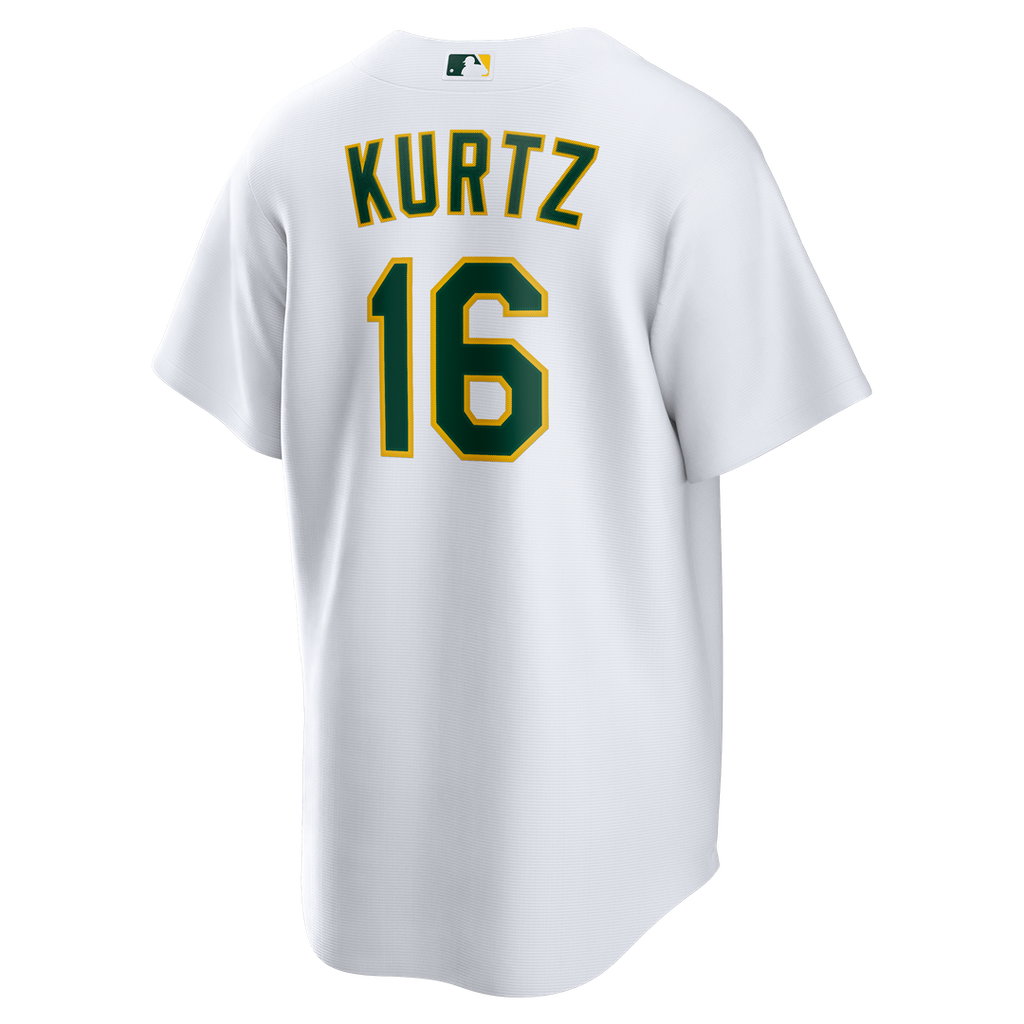 Athletics Nick Kurtz Nike Home Replica Jersey - White