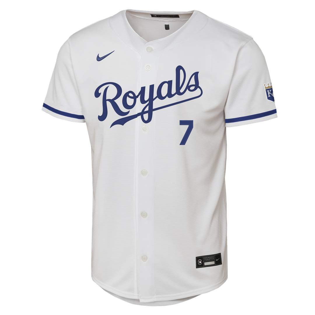 Kansas City Royals Bobby Witt Jr. Nike Youth Home Stadium Jersey - White