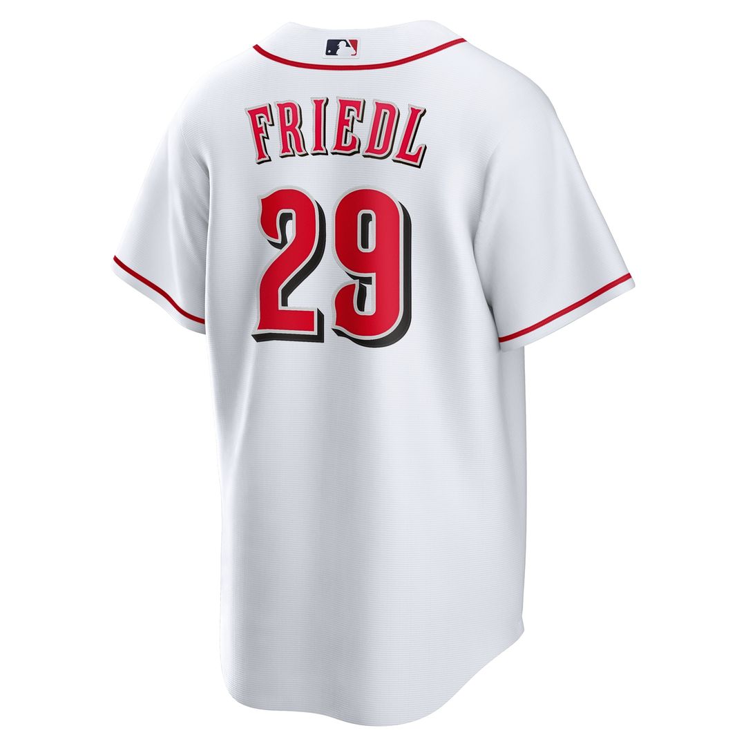 Cincinnati Reds TJ Friedl Nike Home Replica Jersey - White