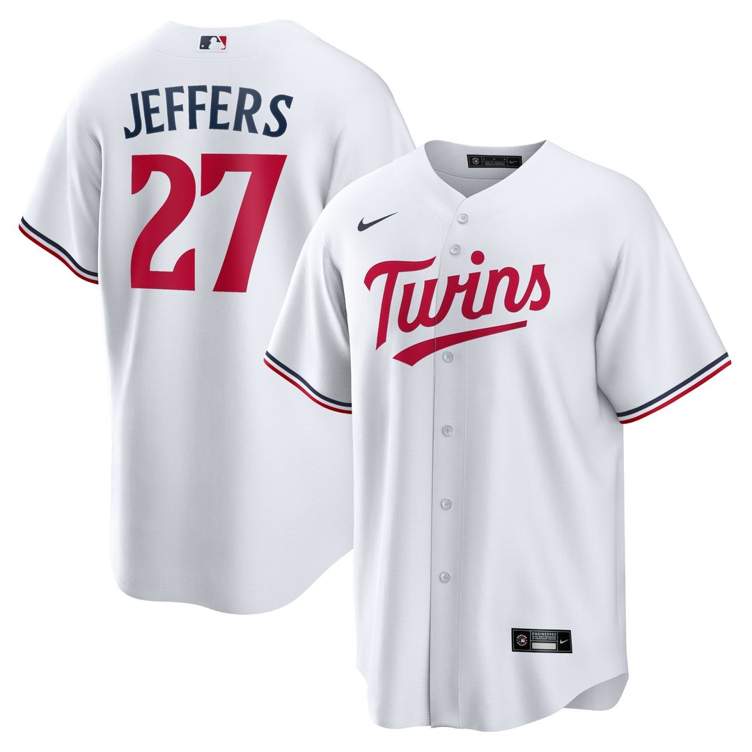 Minnesota Twins Ryan Jeffers Nike Home Replica Player Jersey - White