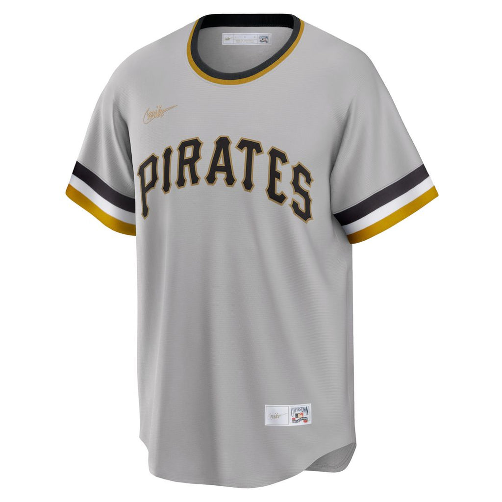 Pittsburgh Pirates Roberto Clemente Nike Road Cooperstown Player Jersey - Gray