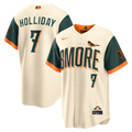 Baltimore Orioles Jackson Holliday Nike 2026 City Connect Stadium Jersey - Cream