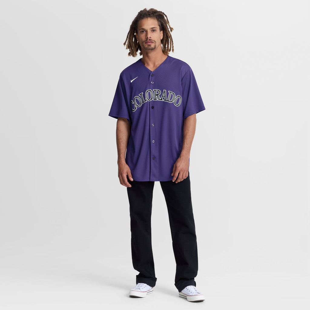 Colorado Rockies Nike Alternate Replica Jersey - Purple