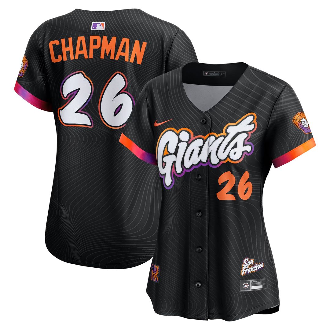 San Francisco Giants Matt Chapman Nike Women's 2025 City Connect Limited Jersey - Anthracite