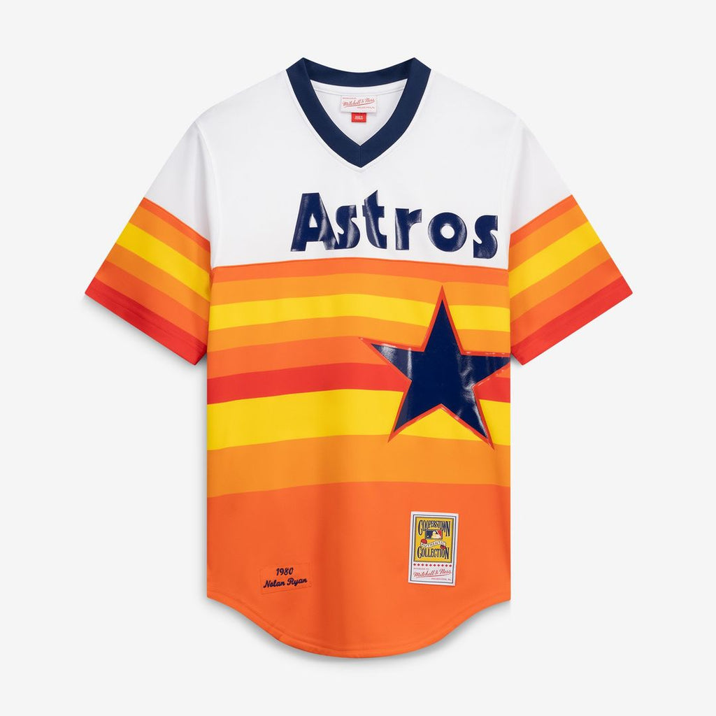 Houston Astros Nolan Ryan Mitchell & Ness Throwback Authentic Jersey - White