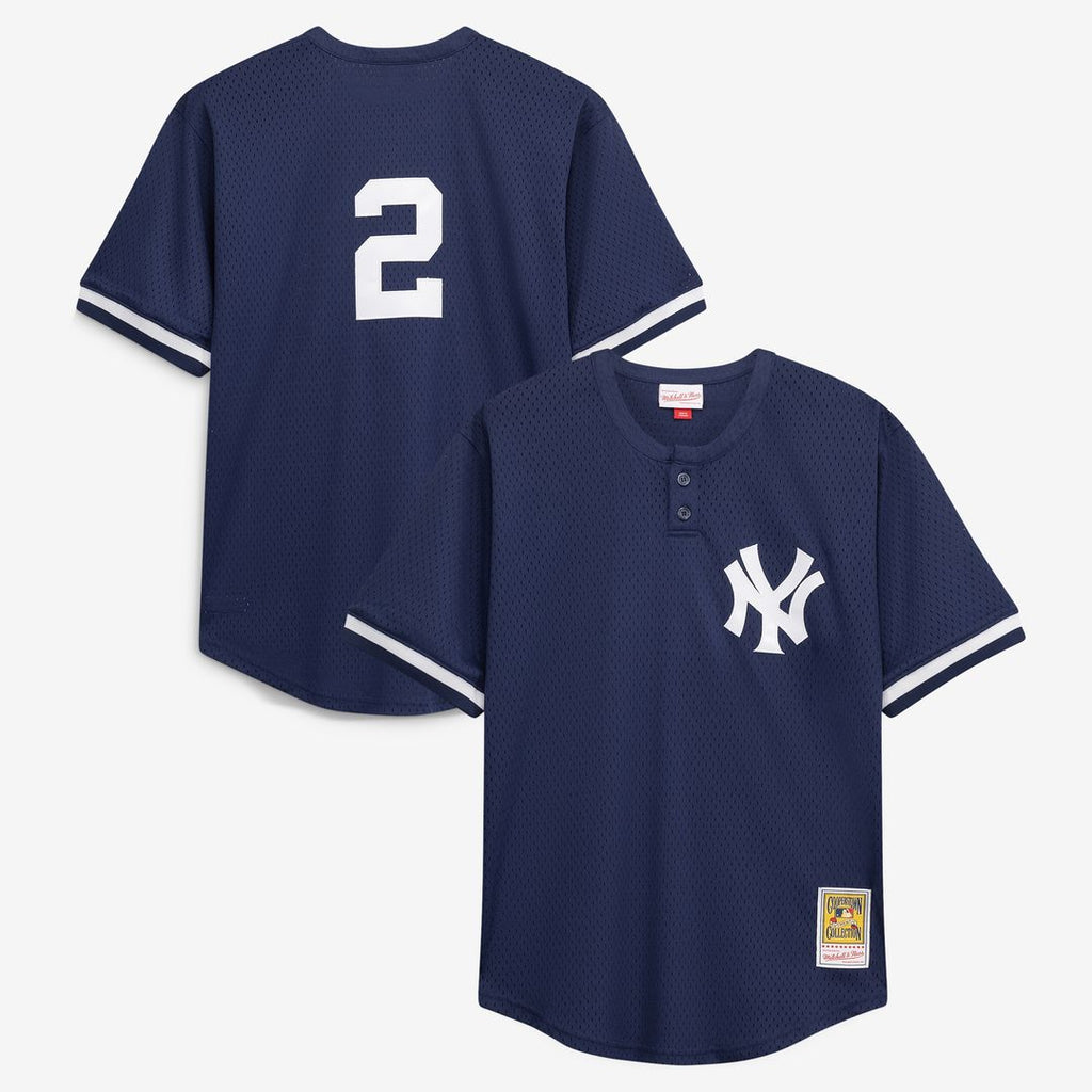 New York Yankees Derek Jeter Mitchell & Ness Big & Tall Batting Practice Replica Player Jersey - Navy