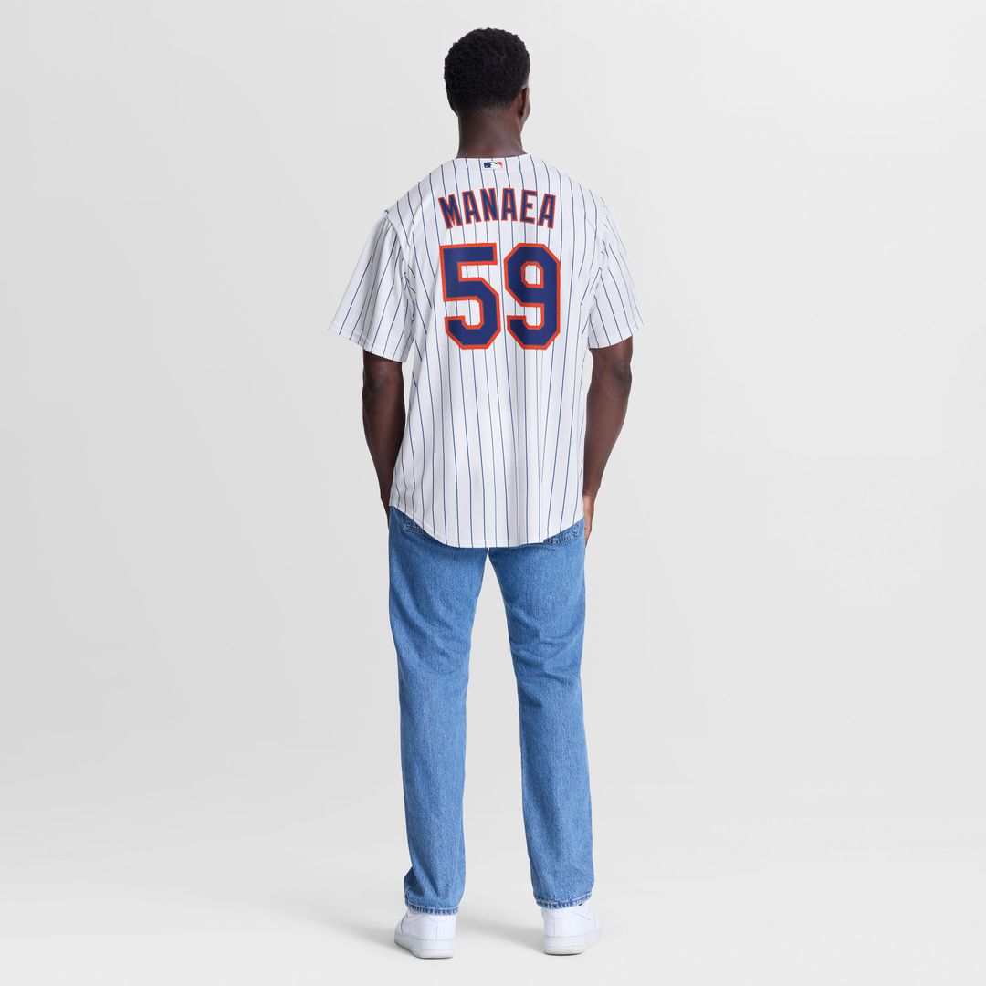 New York Mets Sean Manaea Nike Home Replica Jersey - White
