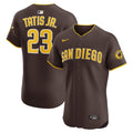 San Diego Padres Fernando Tatis Jr. Nike Road Elite Jersey - Brown
