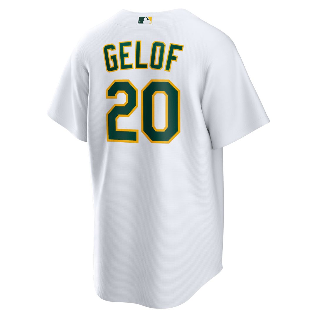 Athletics Zack Gelof Nike Home Replica Jersey - White