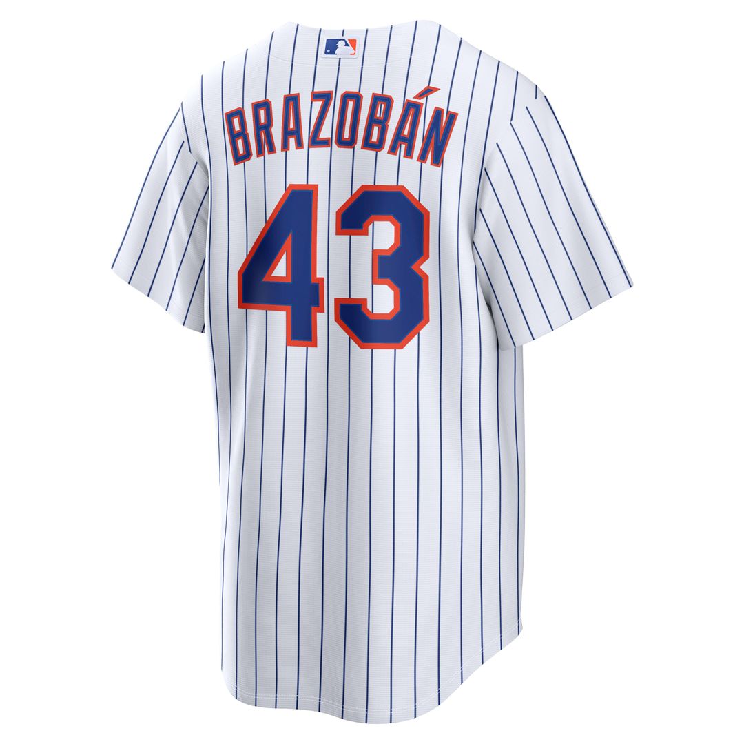 New York Mets Huascar Brazobán Nike Home Replica Jersey - White