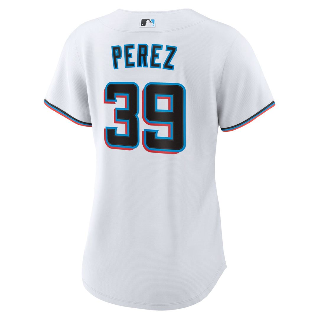 Miami Marlins Eury Perez Nike Women's Home Replica Jersey - White
