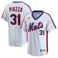 New York Mets Mike Piazza Nike Throwback Cooperstown Limited Jersey - White