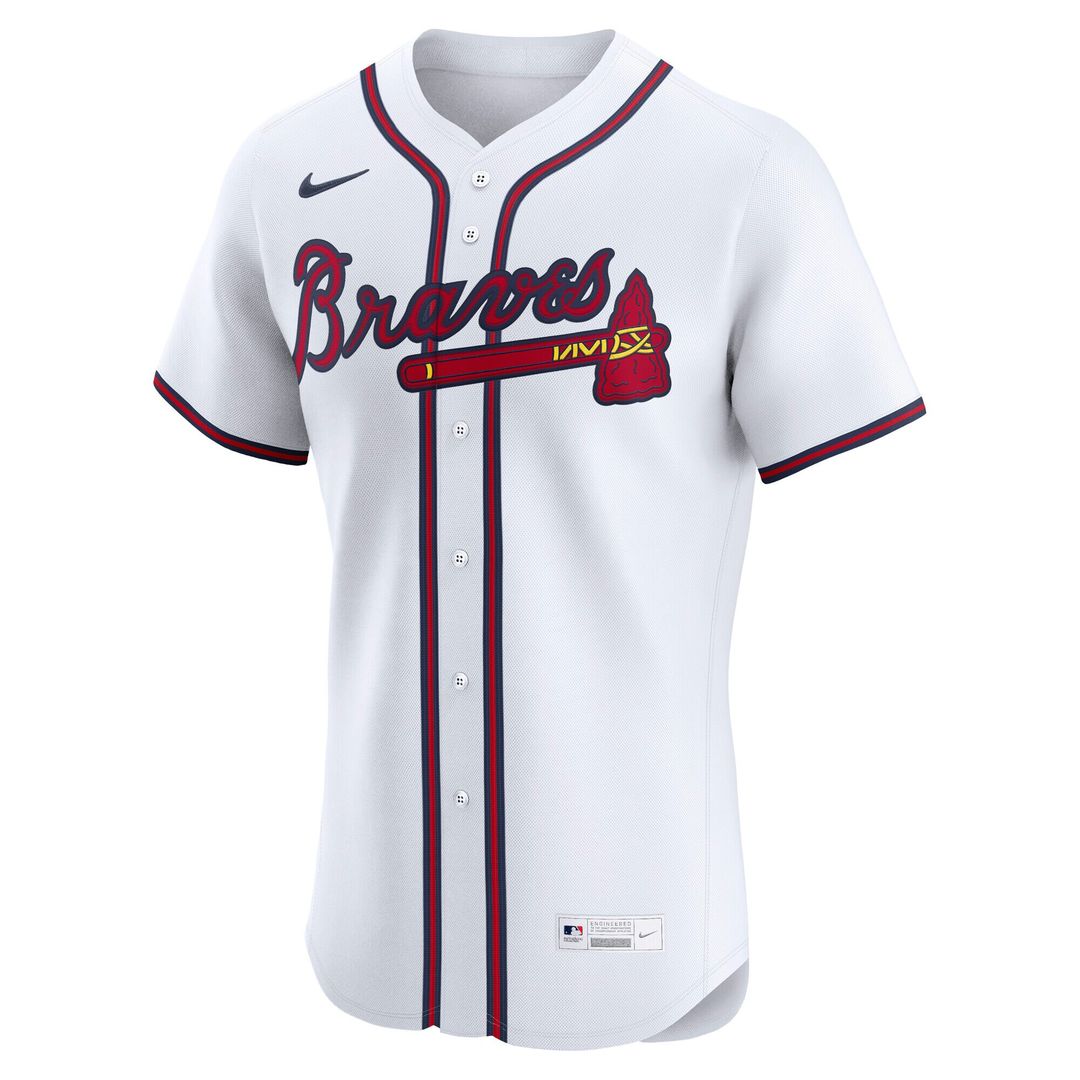 Atlanta Braves Nike Alternate Elite Jersey - Red