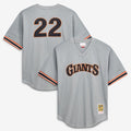 San Francisco Giants Will Clark Mitchell & Ness Authentic Batting Practice Jersey - Gray