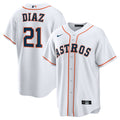 Houston Astros Yainer Diaz Nike Home Replica Jersey - White