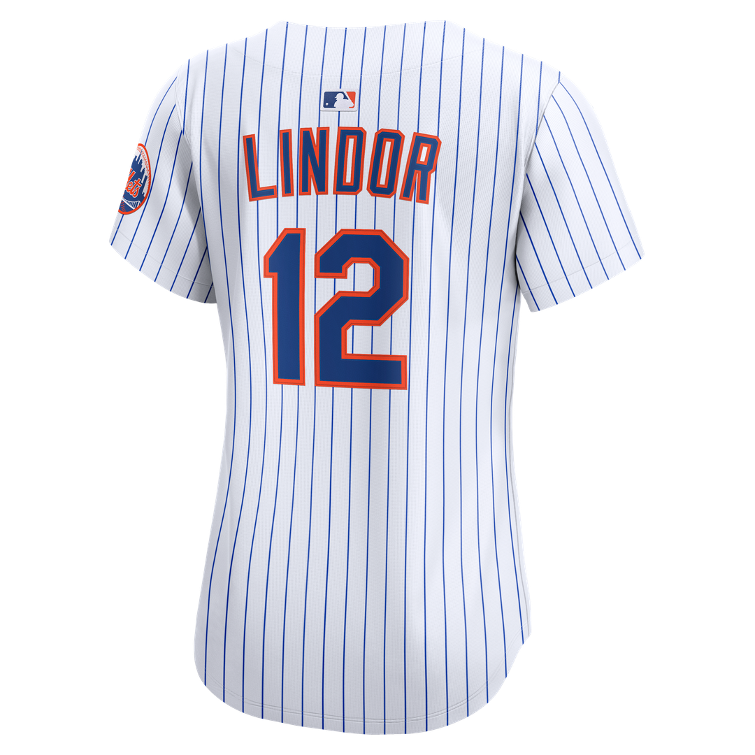 New York Mets Francisco Lindor Nike Women's Home Limited Jersey - White