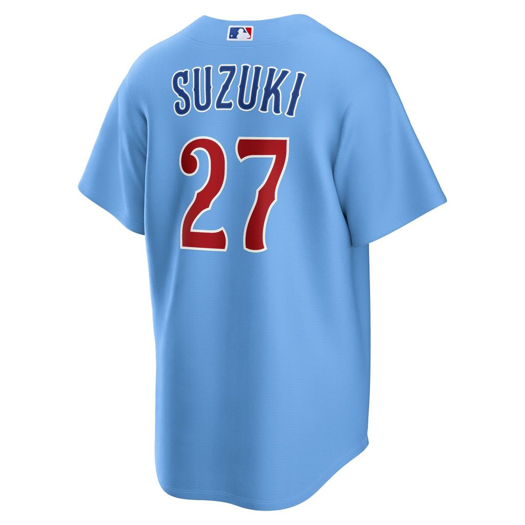 Chicago Cubs Seiya Suzuki Nike Alternate Replica Jersey - Light Blue