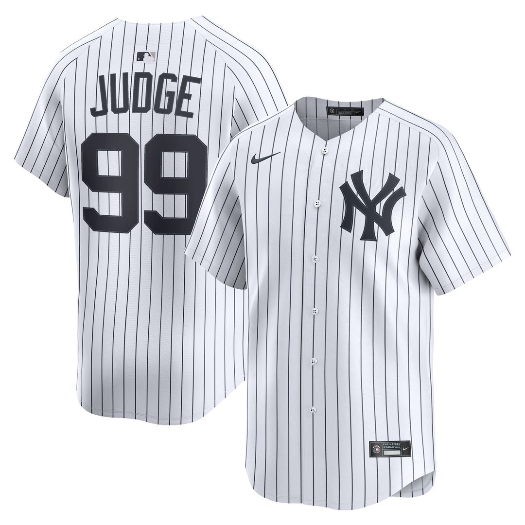 New York Yankees Aaron Judge Nike Home Limited Player Jersey - White