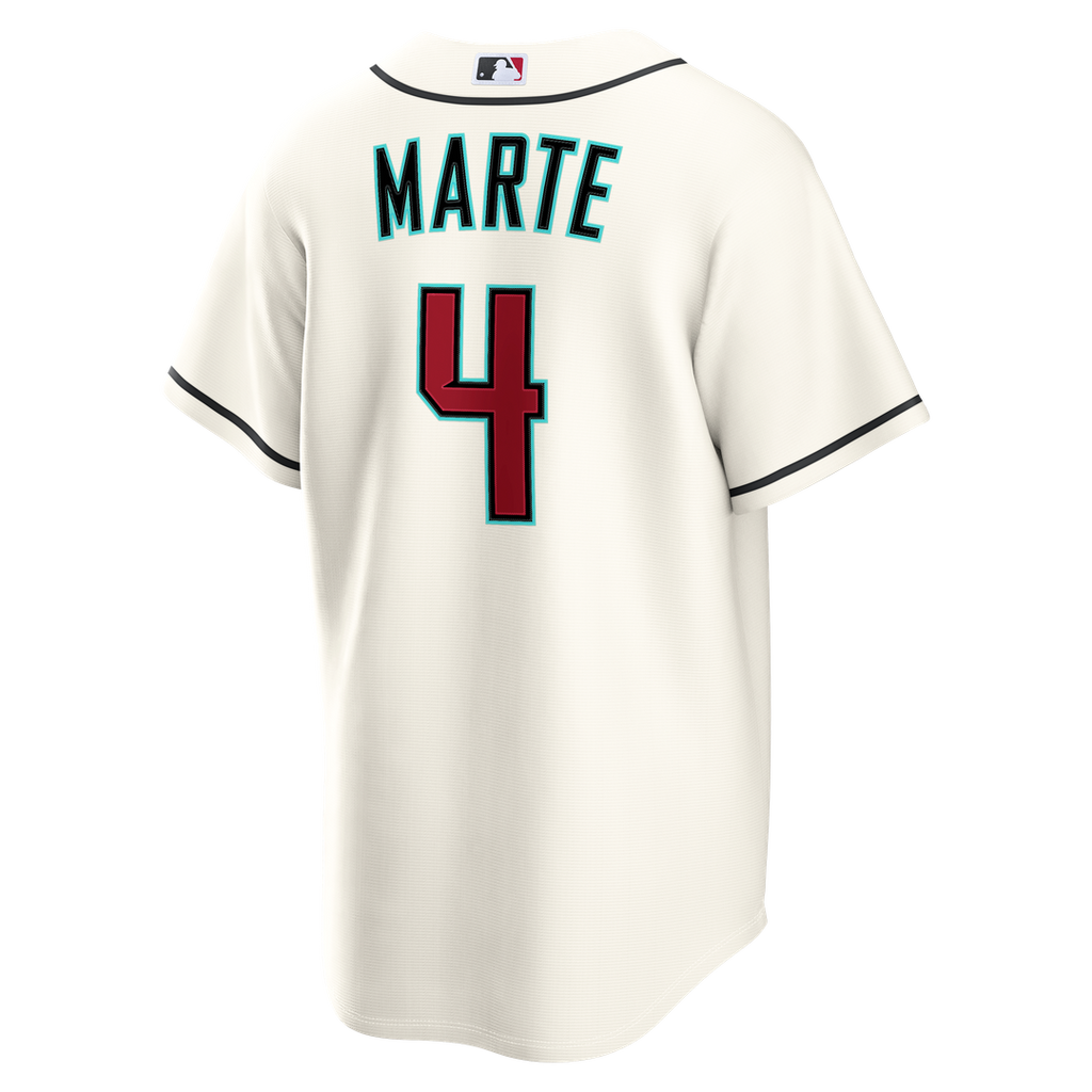Arizona Diamondbacks Ketel Marte Nike Home Replica Jersey - Cream