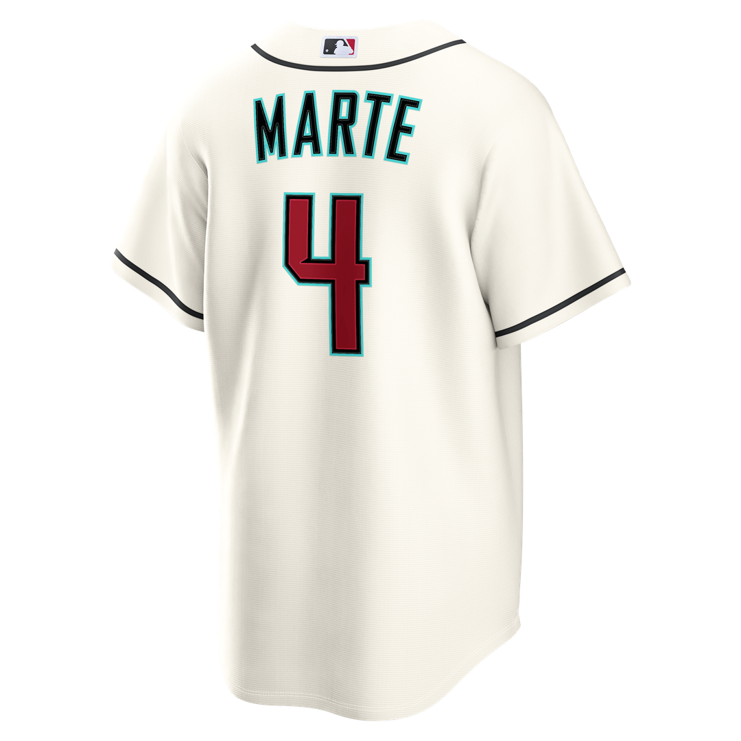Arizona Diamondbacks Ketel Marte Nike Home Replica Jersey - Cream