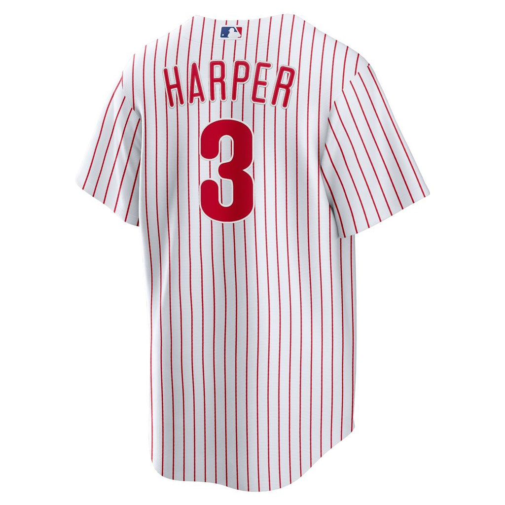 Philadelphia Phillies Bryce Harper Nike Home Replica Player Name Jersey - White