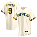 Milwaukee Brewers Bob Uecker Nike Home Retired Player Replica Jersey - Cream