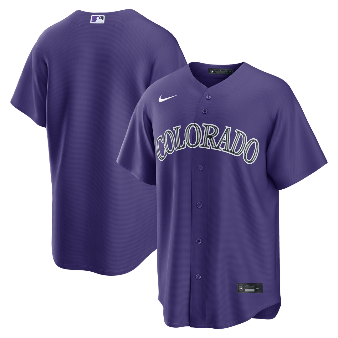 Colorado Rockies Nike Alternate Replica Jersey - Purple