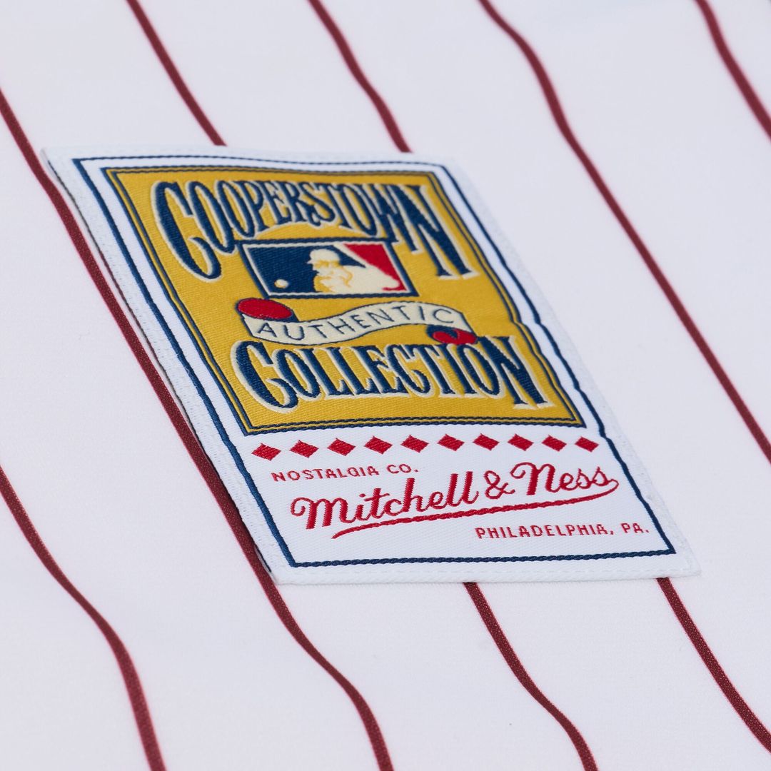 Philadelphia Phillies Jimmy Rollins Mitchell & Ness 2003 Cooperstown Authentic Jersey - White