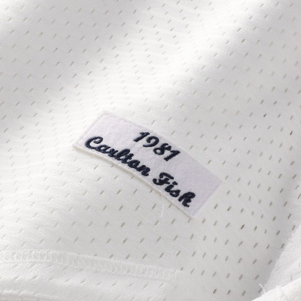Chicago White Sox Carlton Fisk Mitchell & Ness Authentic Batting Practice Jersey - Navy