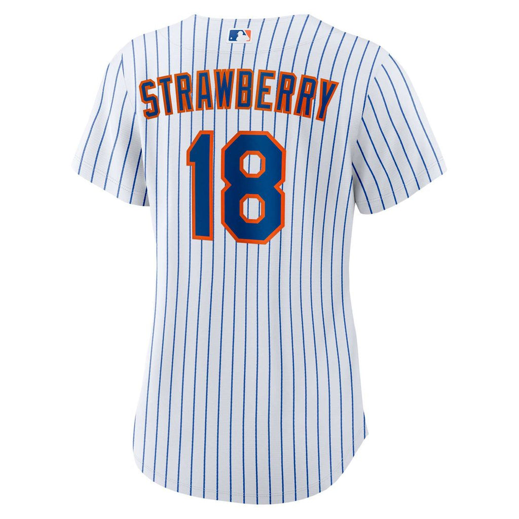 New York Mets Darryl Strawberry Nike Women's Home Replica Player Jersey - White