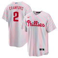 Philadelphia Phillies Justin Crawford Nike Home Replica Jersey - White