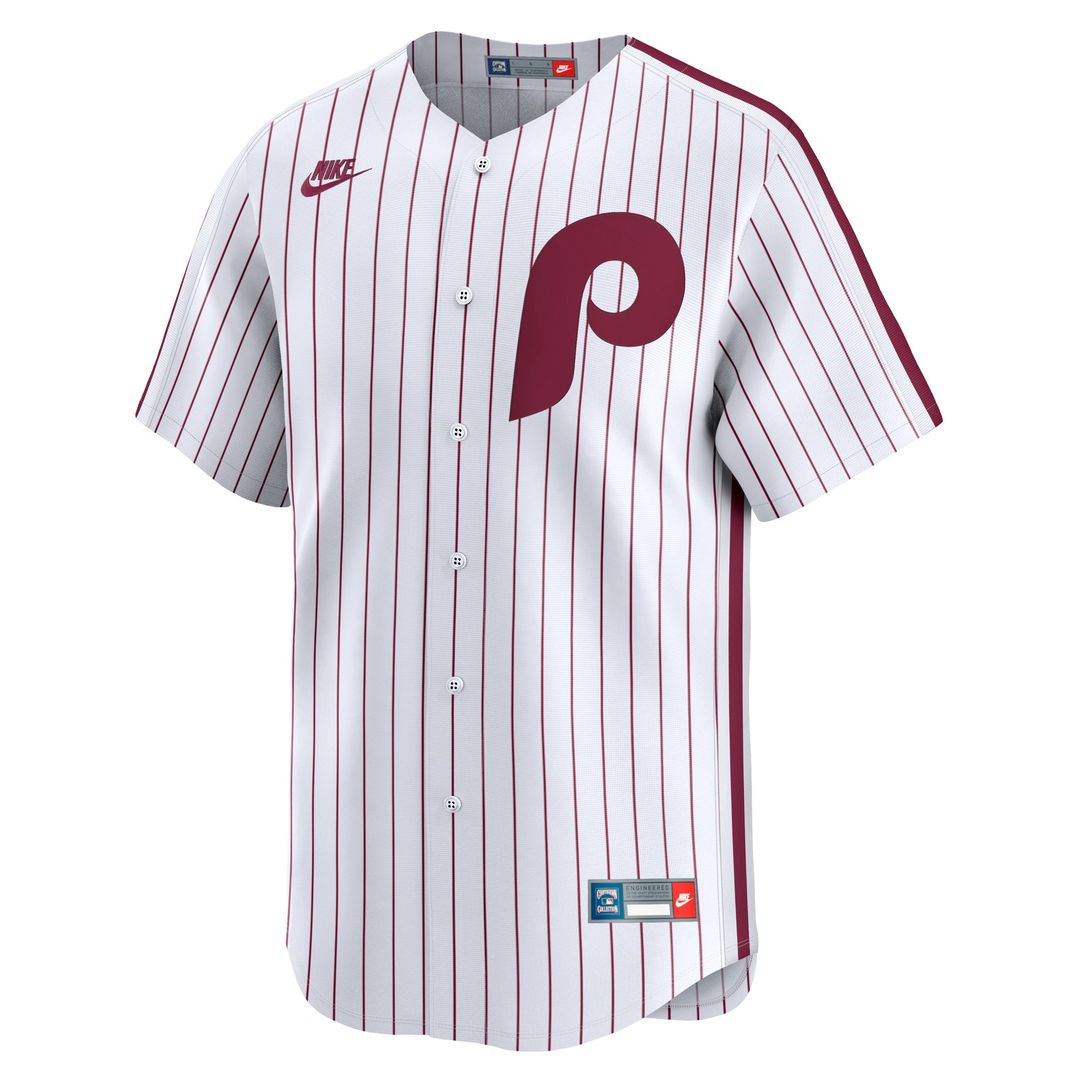 Philadelphia Phillies Nike Cooperstown Limited Jersey - White