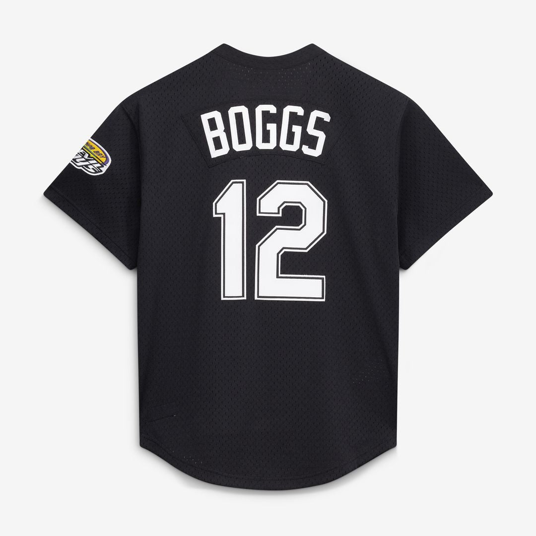 Tampa Bay Rays Wade Boggs Mitchell & Ness Authentic Batting Practice Jersey - Black