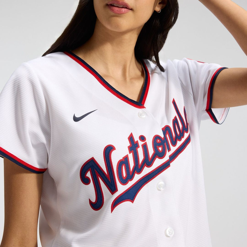 Washington Nationals CJ Abrams Nike Women's Home Replica Player Jersey - White