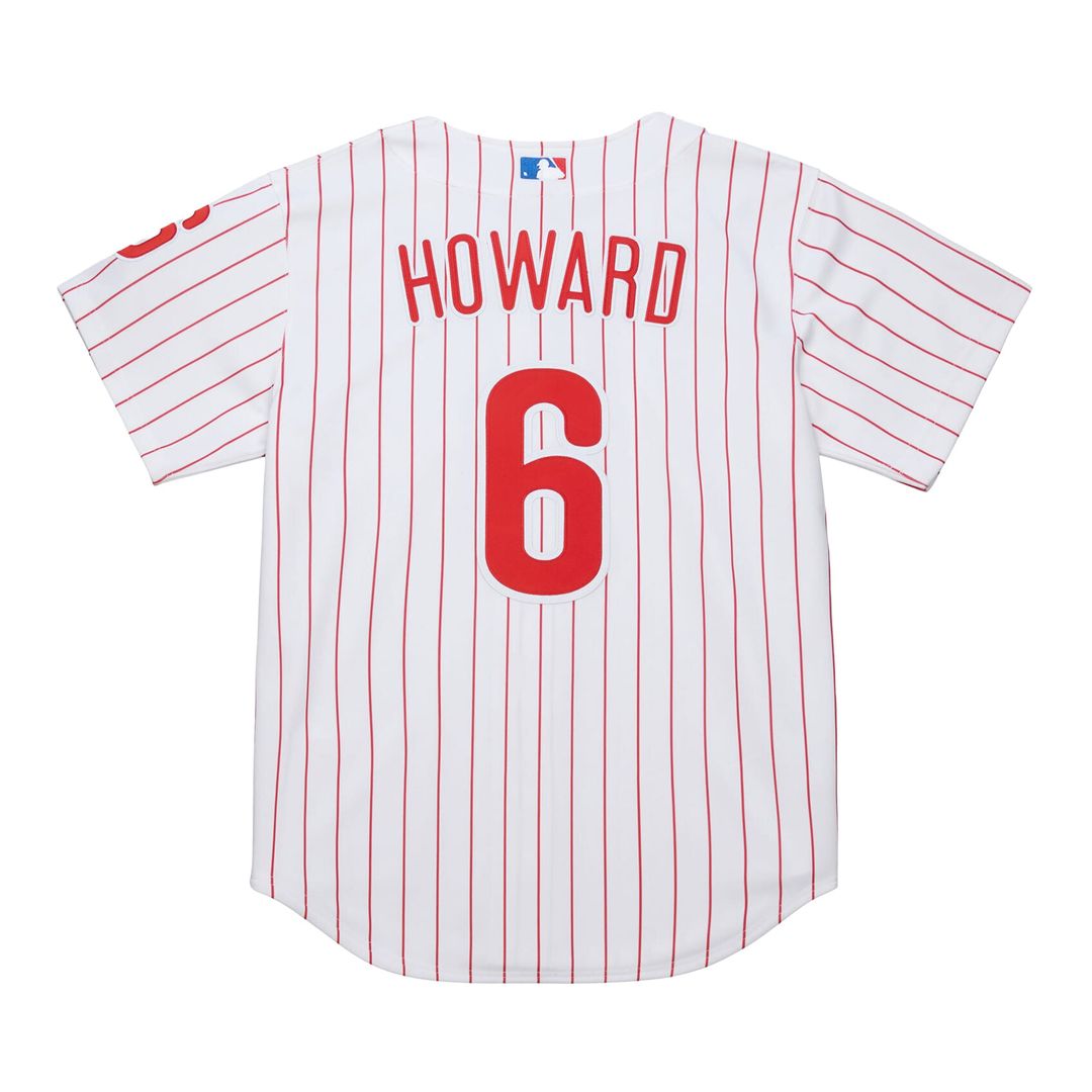 Philadelphia Phillies Ryan Howard Mitchell & Ness Cooperstown Authentic Jersey – White