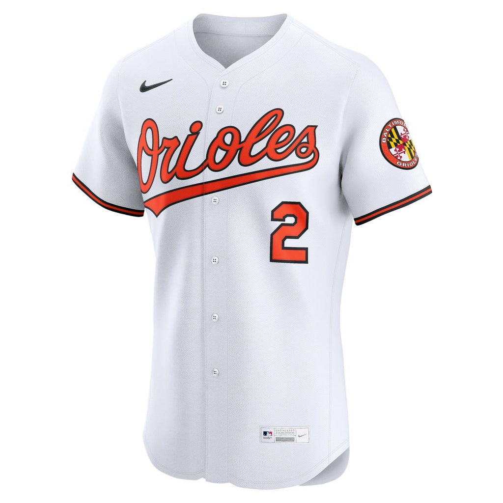 Baltimore Orioles Gunnar Henderson Nike Home Elite Jersey - White